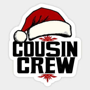 Christmas Cousin Crew Sticker